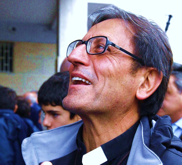 IL PRESIDENTE DELLA CAMERA  FINI A SCAMPIA